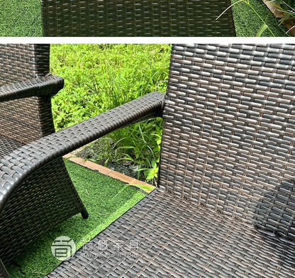 Outdoor leisure simple courtyard B & B restaurant coffee milk tea shop rattan chair