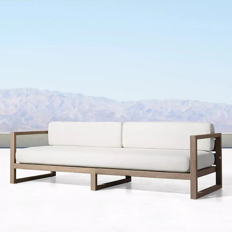 Sofa teak furniture balcony, outdoor leisure