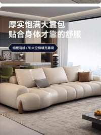 Elegant Luxury Living Room Sofas Modern Leather Cinema Relax Sofa Comfortable Minimalist Articulos Para El Hogar Home Furniture