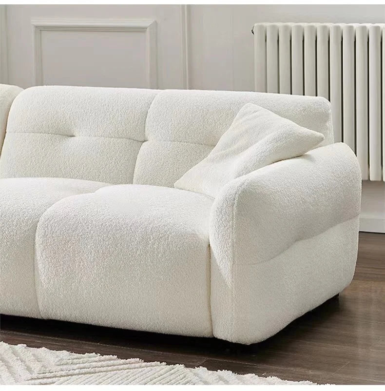 Luxury Romantic Sofa Puff Living Room Modern Comfortable Sofa Nordic Style Accent Divani Da Soggiorno Home Furniture
