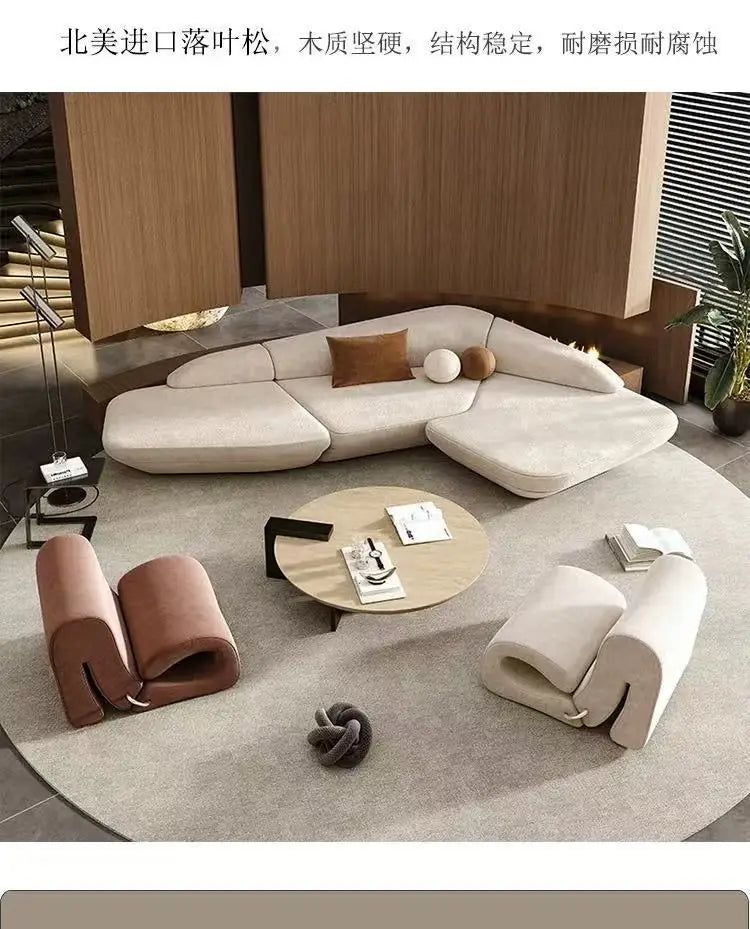 Premium ins style home nail salon rest area beauty salon sofa light luxury office home Nordic style sofa
