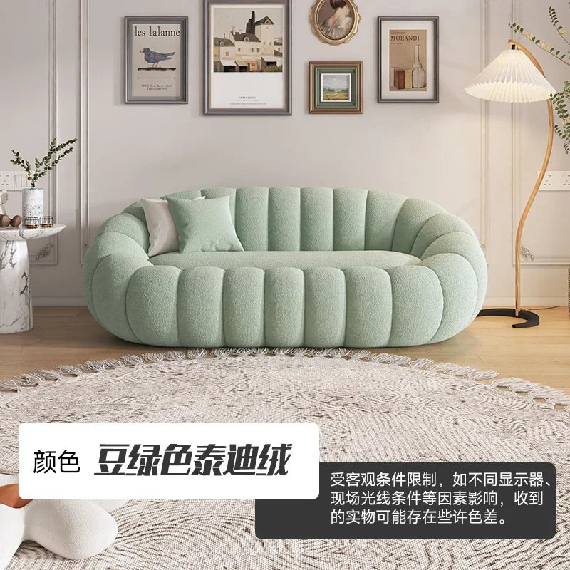 Cloud Sofa Plush Pumpkin Sofa Combination Soft And Comfortable Modern Living Room Sofa Suite Apartment Home Decoration Furniture