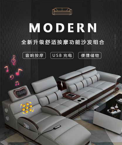 Multifunction Apartment Sofas Recliner Luxury Massage Comfortable Sofas Leather Electric Canape Salon De Luxe Home Furniture