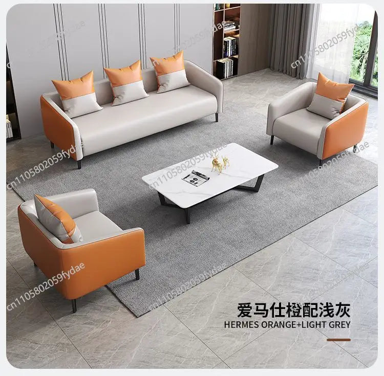 Office sofa simple modern light luxury beauty salon rental room hotel apartment small apartment sofa
