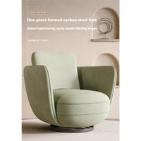 Modern Barrel Swivel Chair 360 Chenille Fabric Accent Chair Upholstered Lounge Chair for Living Room Bedroom Office Waiting Room