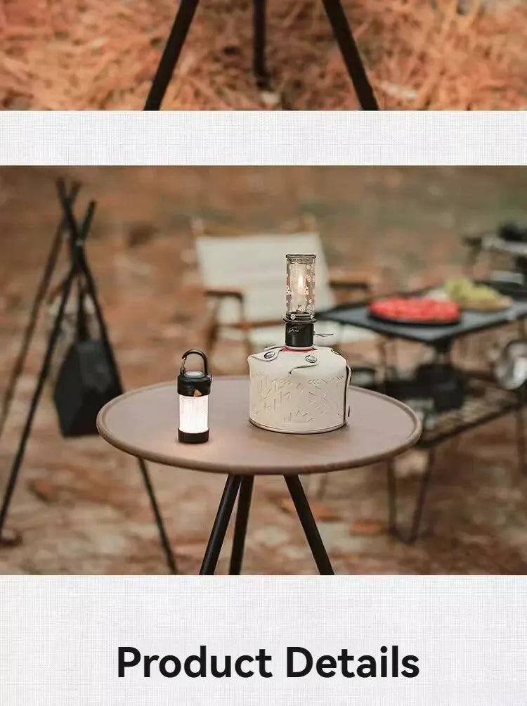 DDPNKL 1PC Outdoor Small round Table Camping Leisure Ultra Lightweight Portable Picnic Garden Table, Coffee Table, Tea Table