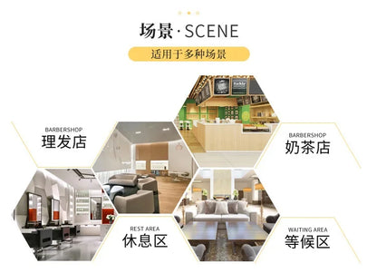 Barber Shop Waiting Chair Internet Celebrity Small Sofa Beauty Salon Simple Light Luxury Sofa Clothing Store Reception