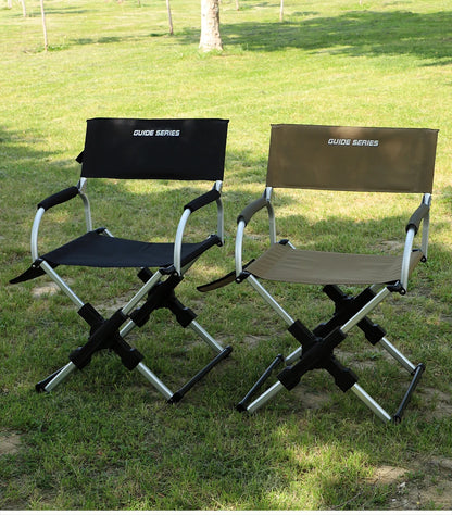 Folding Chairs for Outdoor Garden Chair Camping Aluminum Chair with Back Camping Chair Recreational Self-driving Outdoor Beach