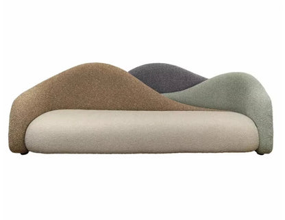Modern Designer Furniture Luxury Sofas Velvet Fabric Curved Sofa For Home Salon Villa Hotel