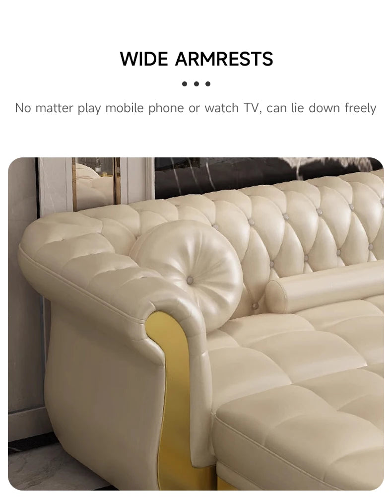 Luxury Chesterfield Sofa Home Office Hotel Living Room Furniture Modern Leather Sofa Set Подставка Под Ноги Офисная Divano