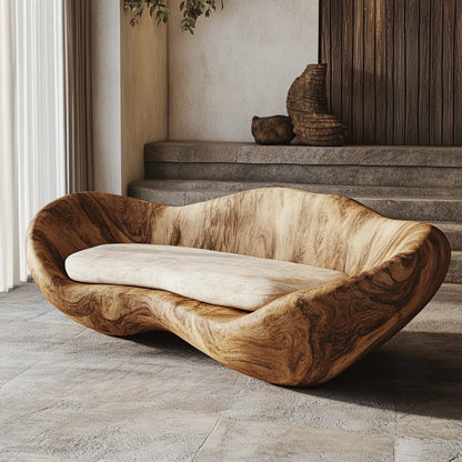 yi-Modern Convertible Double Sofa Wood Frame Upholstered Customized Villa Home Furniture Interior Decoration#