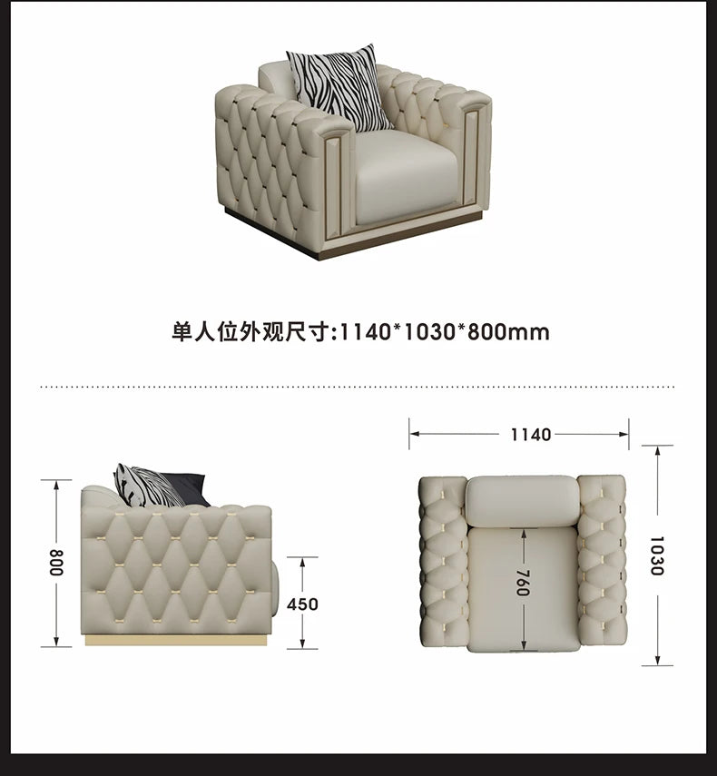 Classic Lounge Kids Sofa Floor Adults Armrest Comfortable Cushion Sofa Romantic Luxury Divani Da Soggiorno Home Furniture