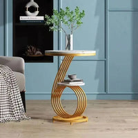 Nordic Round Coffee Tables Books Big Luxury Gold Nordic Hall Side Coffee Table Bedside Dressing Mesitas De Noche Home Furniture