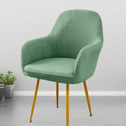 Cover Decoration Polar 1pc Seat Slipcover High Hotel Arm Wedding Chair Bar Elastic Dining Covers Armchair Adjustable Fleece Home