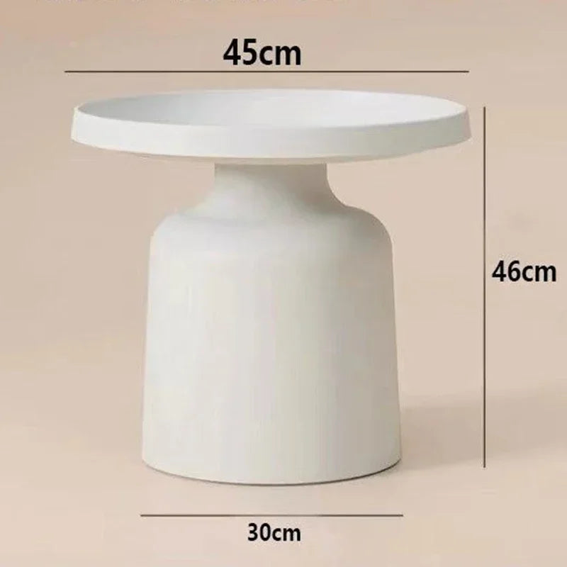 Customizable Circular Coffee Tables Nordic Living Room Center Table Modern Side Tea Table Portable Simple Bedroom Nightstand