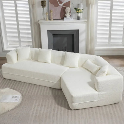 Modular Sectional Sofa in Cloud Comfy Style, Deep Seating, No Assembly Required, Living Room Furniture for Comfortable Relaxatio