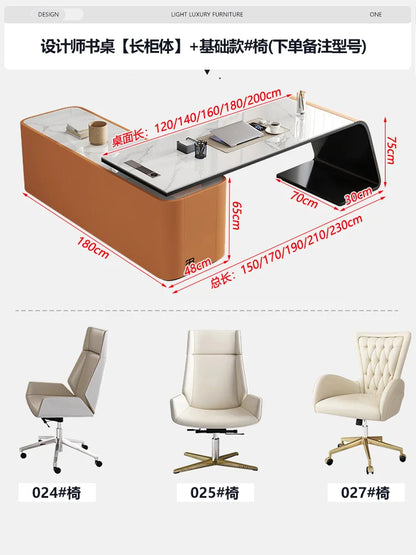 Manager Storage Executive Office Desk Modern Cheap Adjustable Study Computer Desk Drawers Modern Bureau Tafel Work Station Table