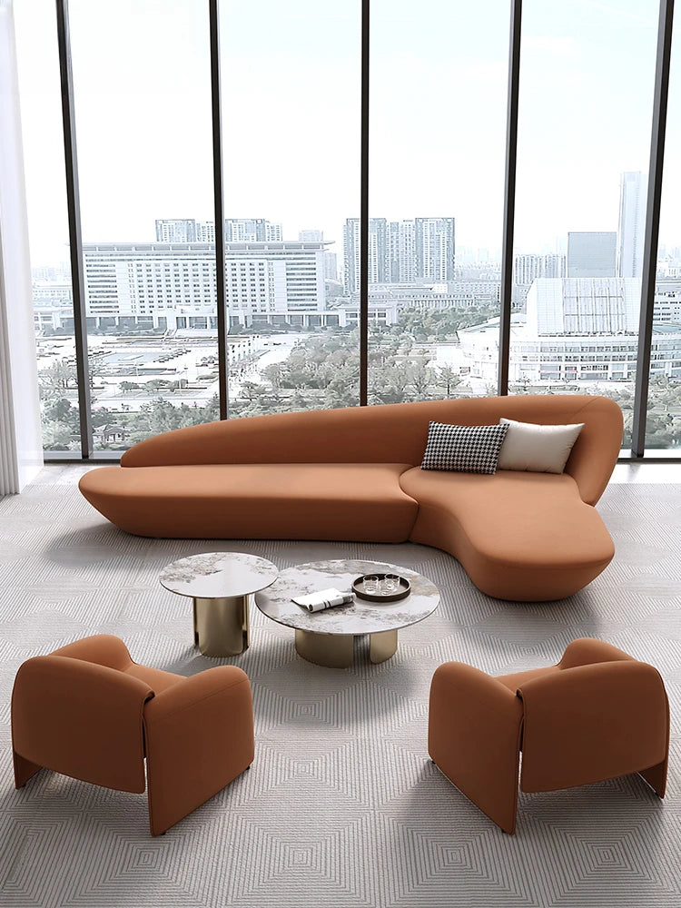 la zone de repos et le département de réception, le département des ventes de sable, le canapé de négociation dans le bâtiment des ventes
