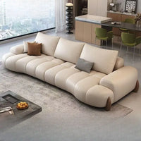 Elegant Luxury Living Room Sofas Modern Leather Cinema Relax Sofa Comfortable Minimalist Articulos Para El Hogar Home Furniture