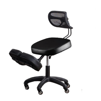 Kneeling Chair Adult Ergonomic Correction Chair Saddle Chair Double Cushion Adjustable Anti-Hunchback Position Learning