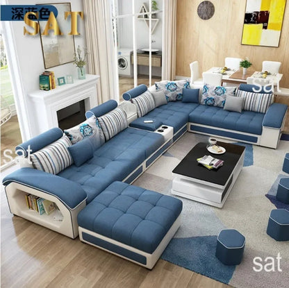 'lazy contemporary folding restaurant turkish leather sleeper sectional sofa furniture 100% leather modern sofa set