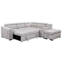 Sofa Furniture Fast Charger Cup Holder Functional Set Has Pull Out Bed and Storage Living Room Sofa
