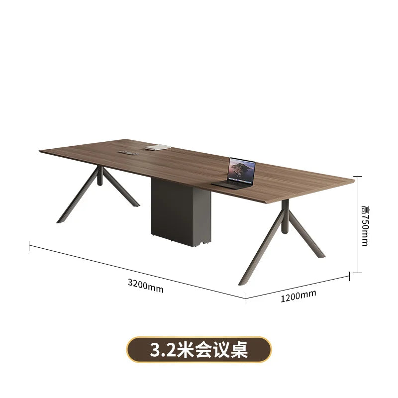 Conference Table Simple Modern Meeting Office Rectangular Business Negotiation Environmental Protection Large And Small Conferen