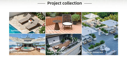 7-Piece Modular Garden Furniture Set, Wicker Outdoor Combination Sofa, With All-Weather Garden Session Set
