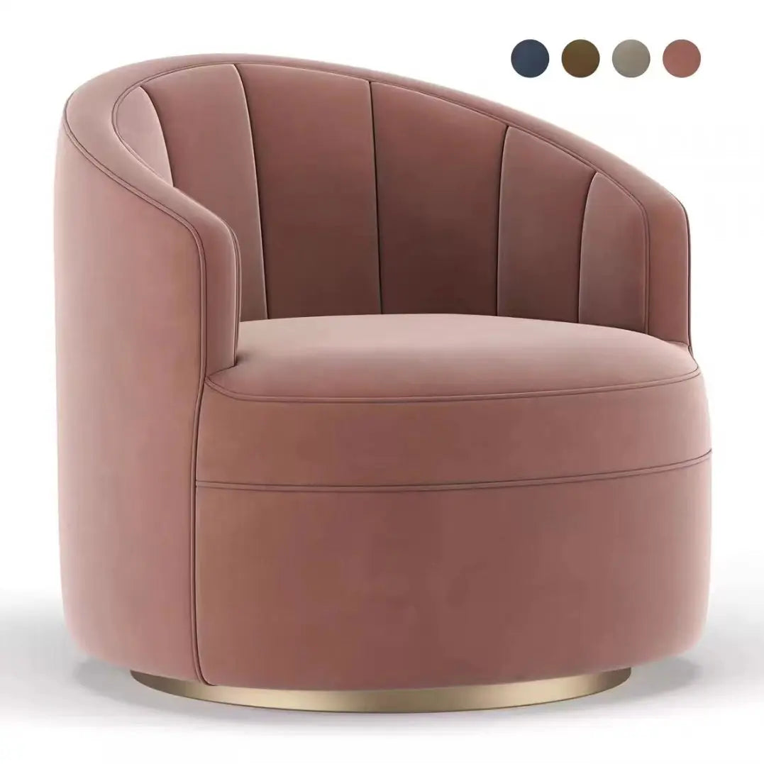 Light luxury fabric single sofa chair modern simple tiger chair