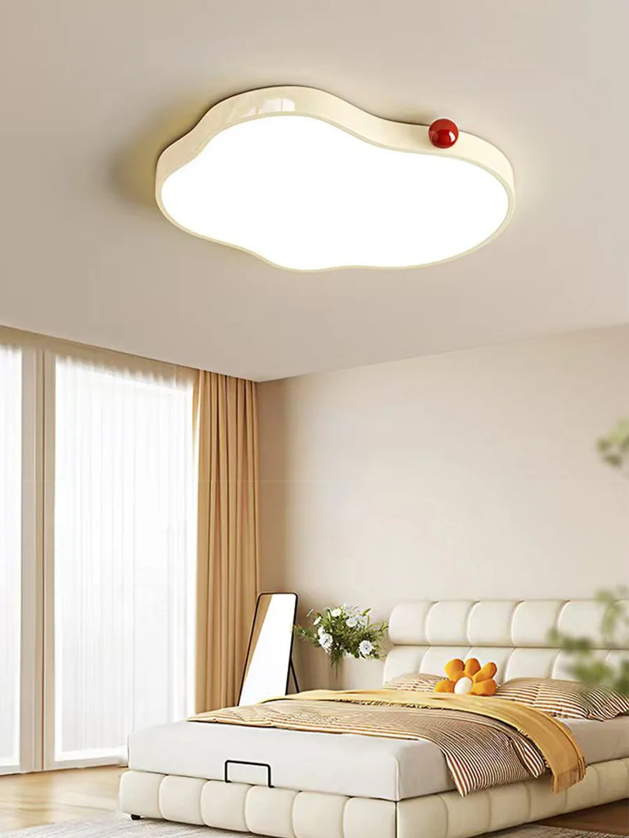 Modern cloud ceiling lamp with remote control, suitable for living rooms，bedrooms, LED lighting fixture, home decoration