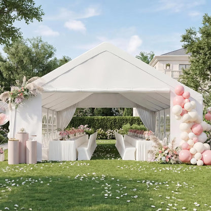 20x40 Heavy-Duty Party Tent Commercial Canopy with Removable Sidewalls, Waterproof Wedding Event Tent for Outdoor,, Customized