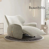 Single Sofa Chair Fabric Leisure Chair Living Room Modern Light Luxury Electric Function Sofa Recliner