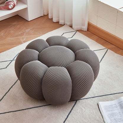 Modern Pumpkin Chair Luxury Bubble Sofa Single Lounge Seat Lazy Recliner for Bedroom Balcony Living Room Aesthetic Accent