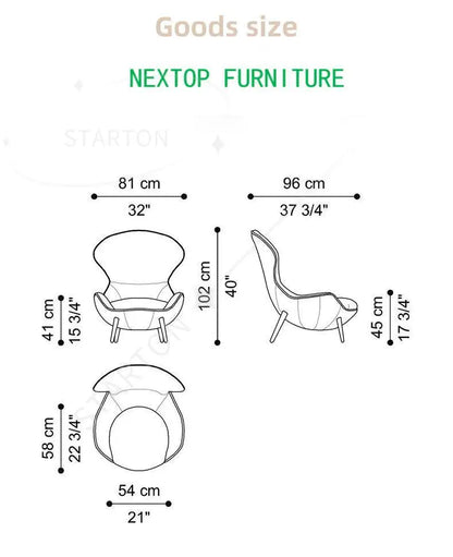 Robert Tufted Lounge Sofa Chair Various Reception Cozy Armchair Hospitality Beauty Salon Recliner Leisure Chair for Home Villa