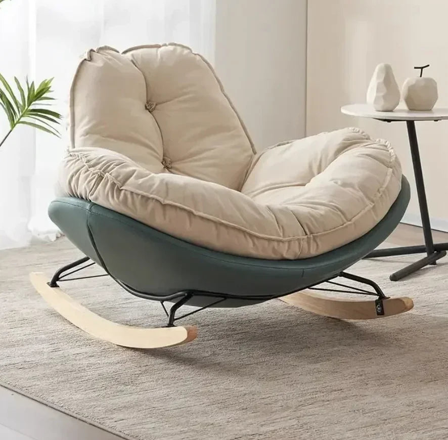 Lazy Couch Penguin Rocking Chair Indoor Leisure Rocking Chair Lounge Chair Rocking Daybed Adult Lounge Snail Balcony Home Egg