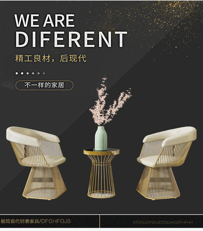 Light luxury leisure club hotel lobby negotiation chair coffee milk tea shop home leisure chair