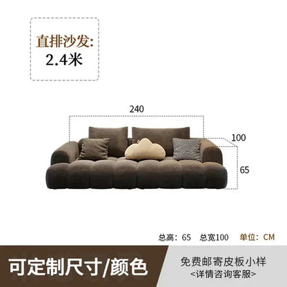 Relaxing Fancy Sofa Cheap Stretch Brown Floor Recliner Sofa Puffs Sectional Juego De Muebles Para Sala Living Room Furniture