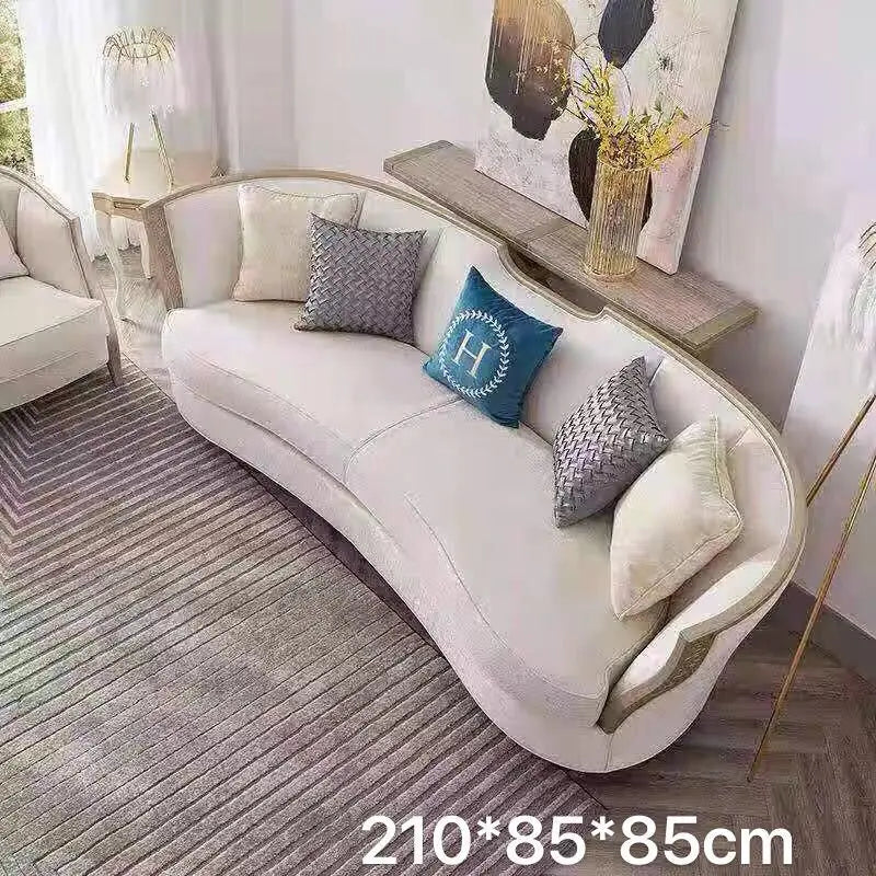 Comfortable Living Room Sofas Lazy Minimalist Leisure Lounge Sofas Italian Synthetic Leather Furniture El Sofá MHSF