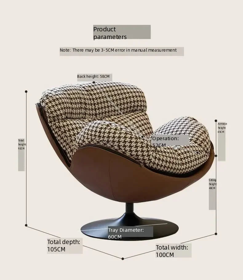 Large Modern Living Room Chairs Swivel Luxury Relaxing Comfy Design Chairs Armchair Lazy Puffs Sedie Da Soggiorno Home Furniture