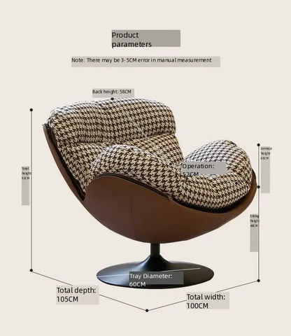 Large Modern Living Room Chairs Swivel Luxury Relaxing Comfy Design Chairs Armchair Lazy Puffs Sedie Da Soggiorno Home Furniture