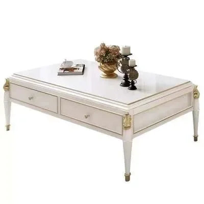 ZZ ZF Light Luxury Leather Solid Wood Sofa Combination Simple Luxury Complete Villa