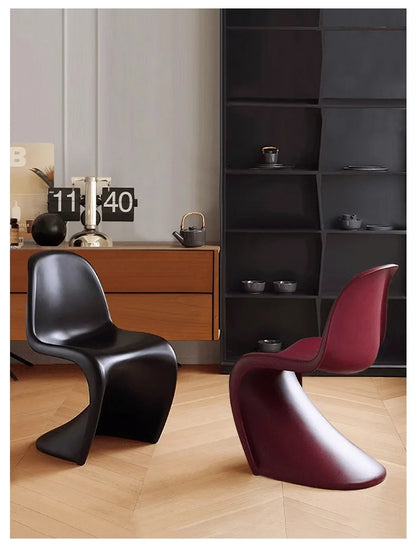 Nordic Home Modern Dining Chair Ins Simple Chair Negotiation Internet Celebrity Plastic Back Pan Dong Chair Makeup Stool
