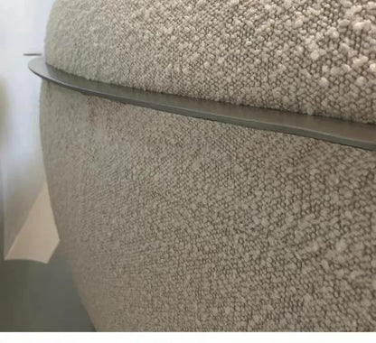 Cream wind pea sofa Italian minimalist light luxury modern living room Internet celebrity creative