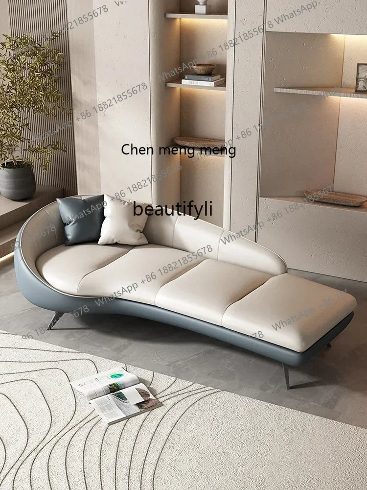 xx1Modern curved sofa living room deck chair hotel homestay leisure beauty couch