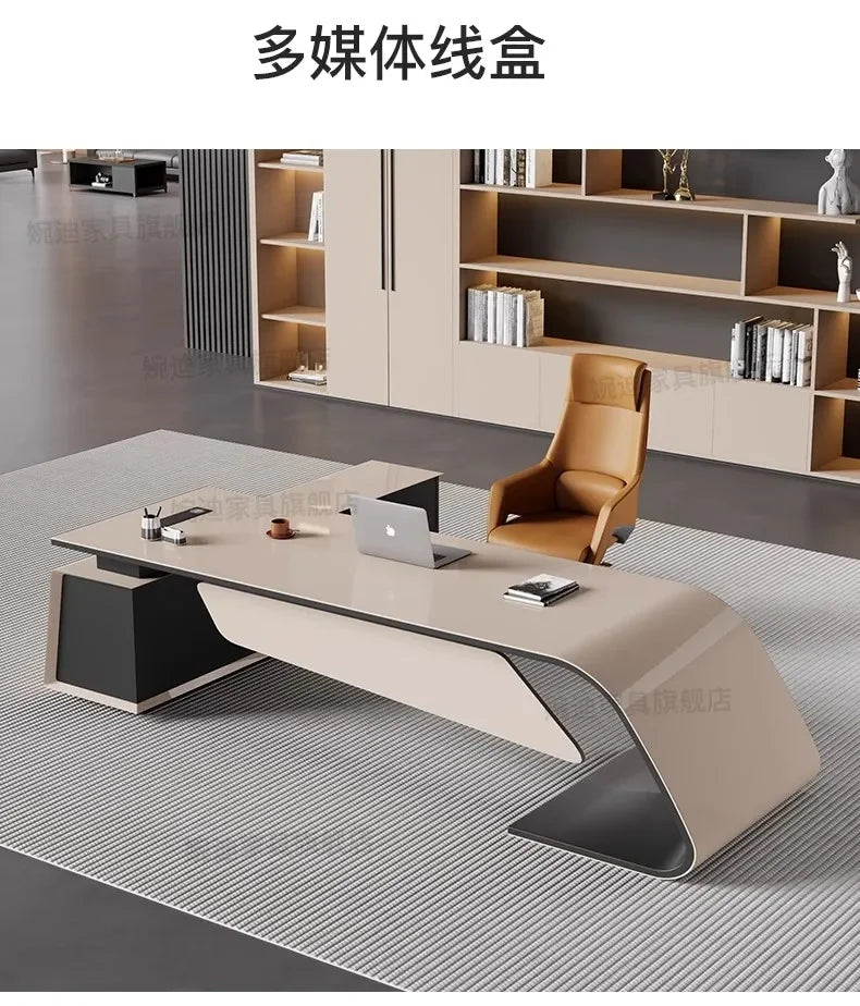 Factory Promotion Computer Desks Work Creativity Creativity Conference Office Desk Reception Secretary  Desk  Unique Designer