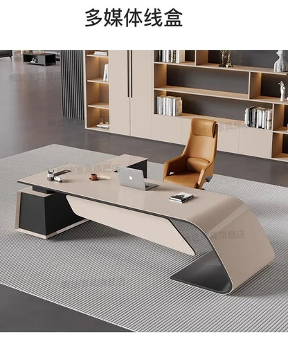 Factory Promotion Computer Desks Work Creativity Creativity Conference Office Desk Reception Secretary  Desk  Unique Designer
