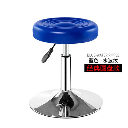 Bar Chair Bar Chair Stool Stool Haircut Chair Rotating Lifting Round Stool Backrest Pulley Chair Large Work Stool Supply
