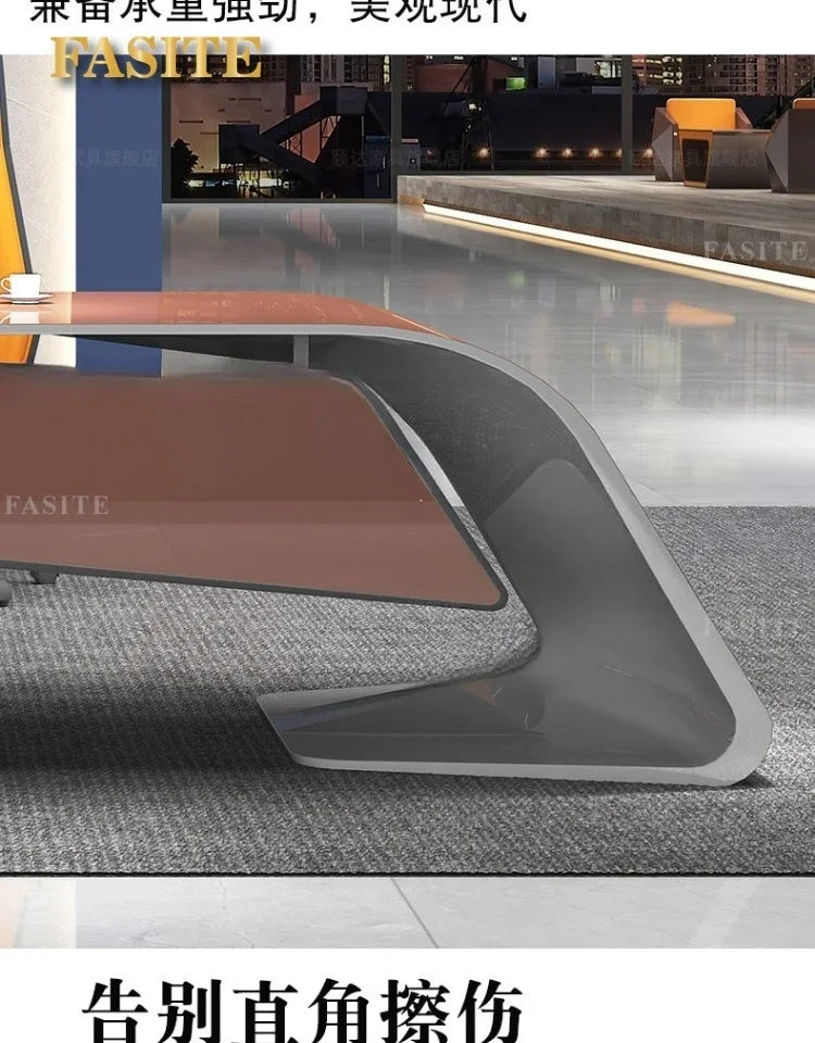 Office Furniture Desk Complete Boss Desk Modern Simple President's Desk