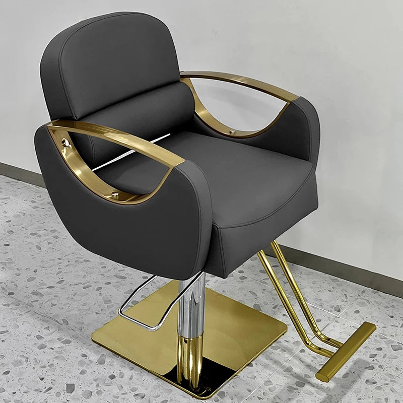 Shop Modern Barber Chair Design Nordic Luxury Chic Barber Chair Slim Style Krzesło Fryzjerskie Salon Furniture