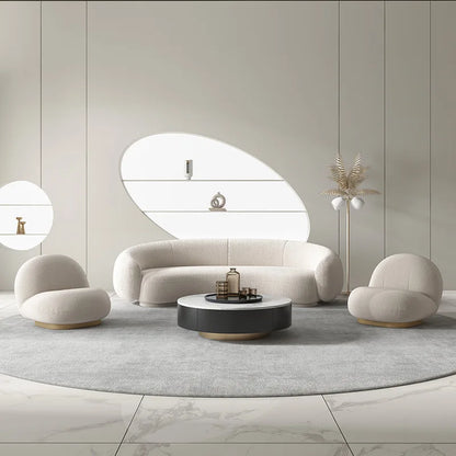 Curved Sofas, Couches and Sectional Sofas Living Room Furniture Living Room Sofa
